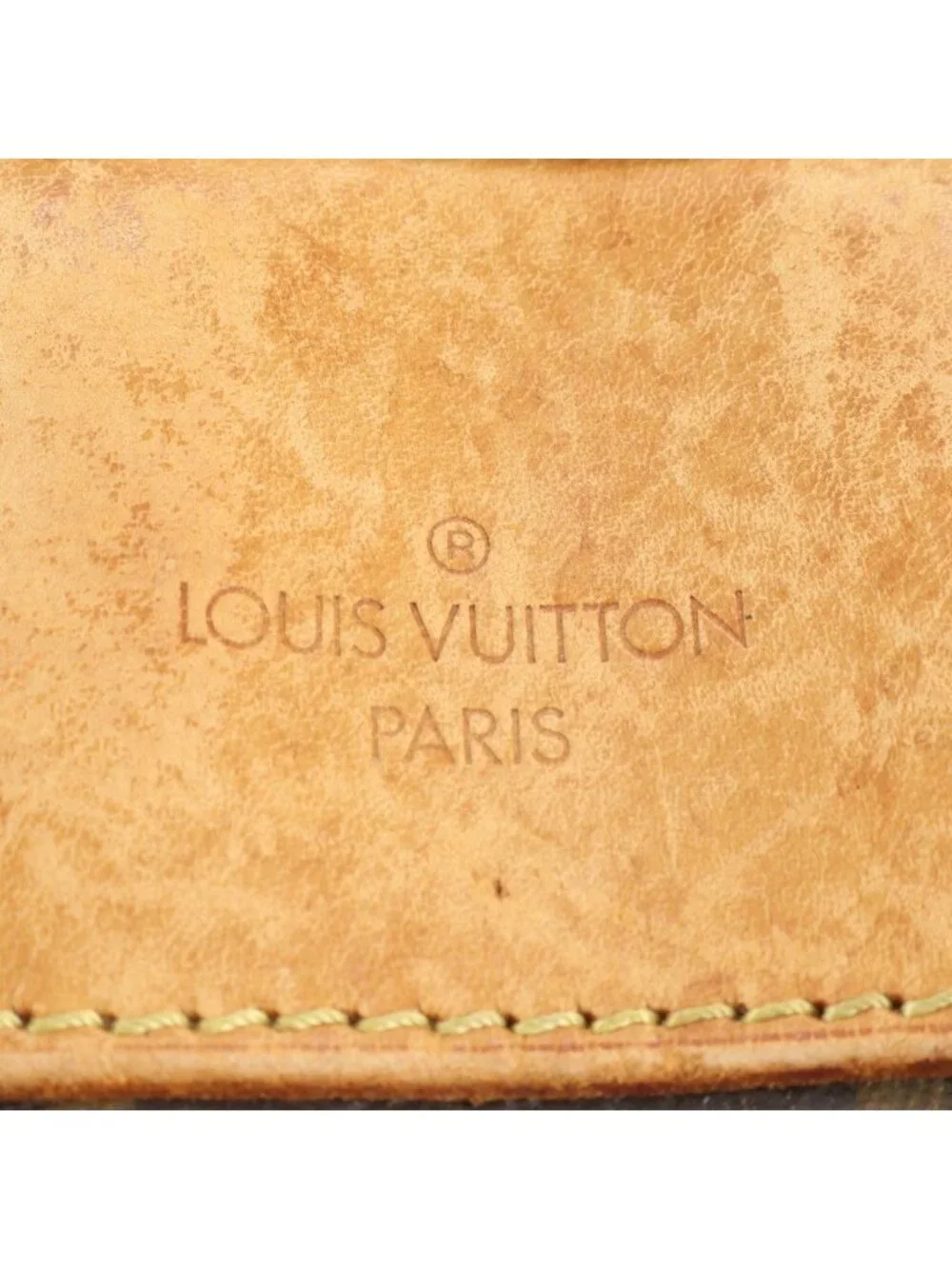 Louis Vuitton Monogram Evasion Leather Boston Bag Tote Carry